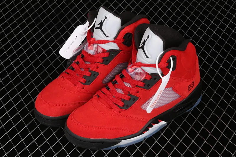 All categories Air Jordan Jordan series basketball shoes Air Jordan 5 J version Air Jordan 5 "Raging Bull" AJ5 Joe 5 Big Red Bull DD0587-600